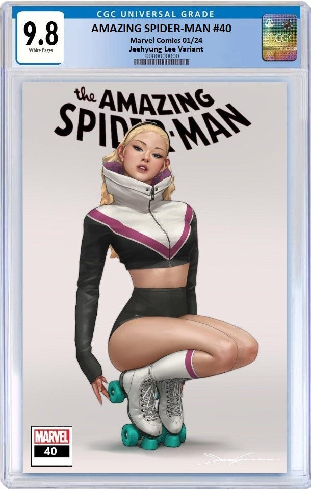 AMAZING SPIDER-MAN #40 JEEHYUNG LEE TRADE DRESS VARIANT LIMITED TO 3000 COPIES CGC 9.8 PREORDER