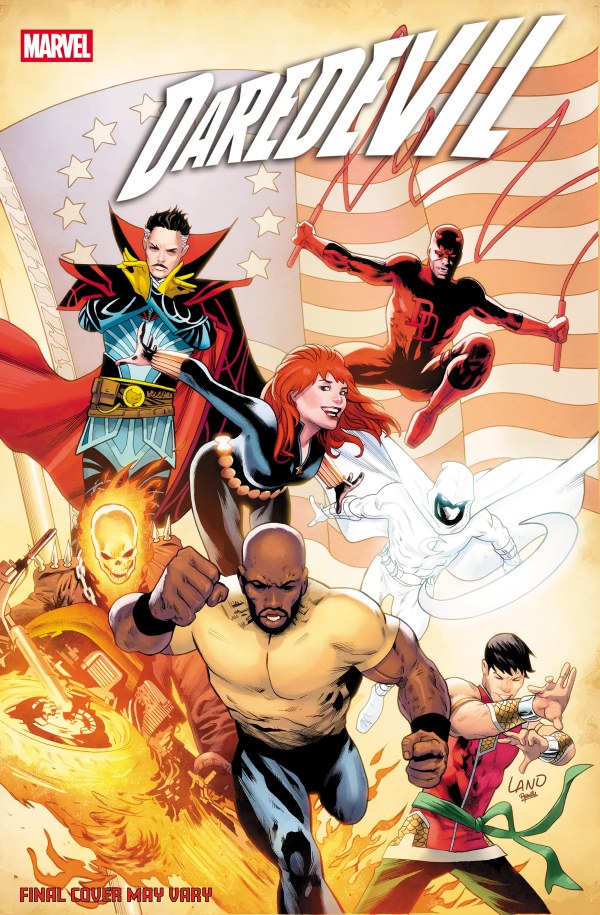 25/03/2026 DAREDEVIL #1 CVR J GREG LAND 250TH HOMAGE VARIANT