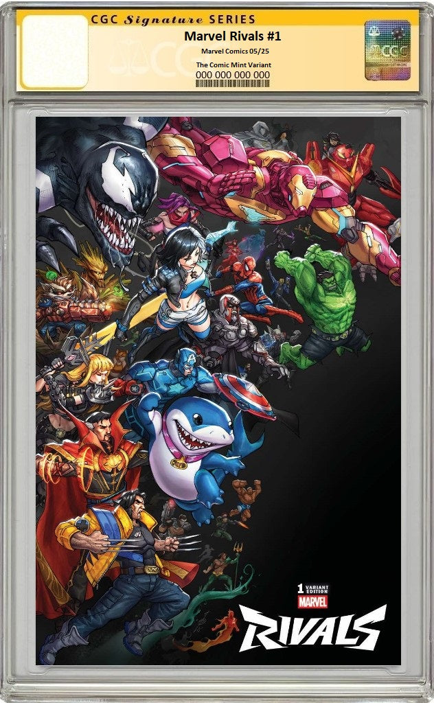 MARVEL RIVALS #1 ALAN QUAH VARIANT LIMITED TO 1000 COPIES WITH NUMBERED COA CGC REMARK PREORDER