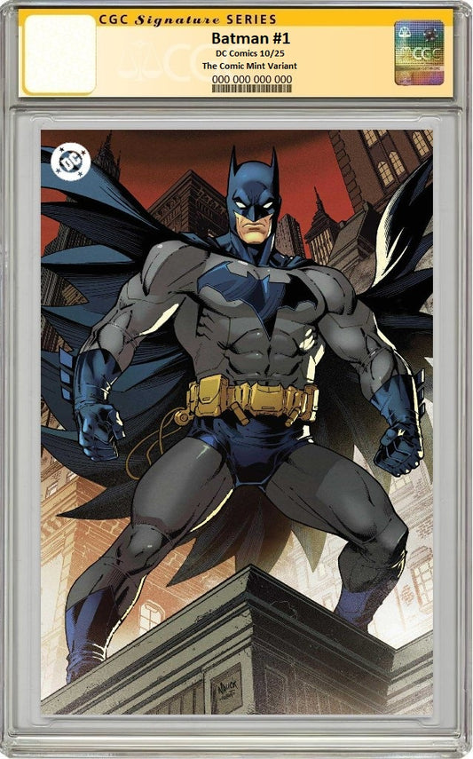 BATMAN #1 TODD NAUCK VIRGIN VARIANT LIMITED TO 300 COPIES CGC SS PREORDER