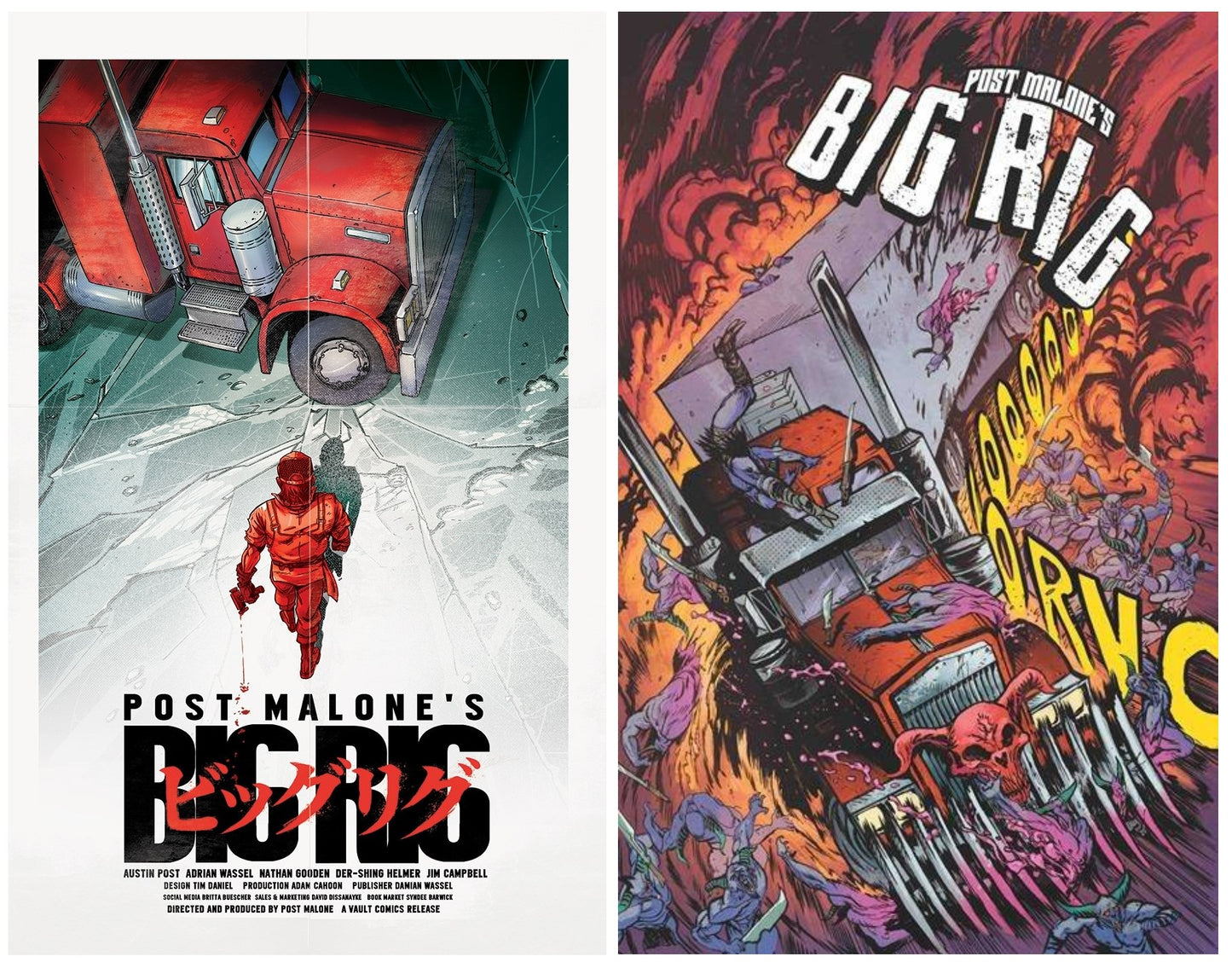 BIG RIG #1 REDCODE AKIRA HOMAGE VARIANT LIMITED TO 400 COPIES + 1:10 VARIANT