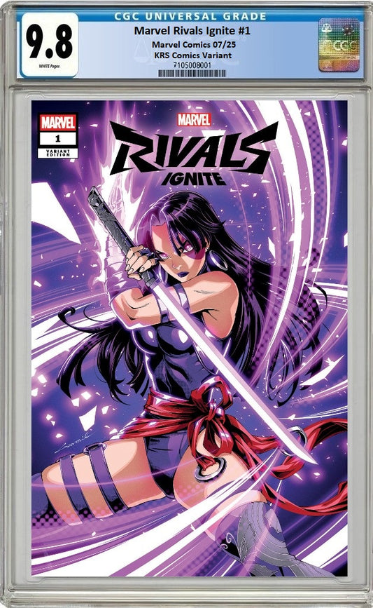 MARVEL RIVALS IGNITE #1 GODTAIL VARIANT LIMITED TO 1000 COPIES WITH NUMBERED COA CGC 9.8 PREORDER