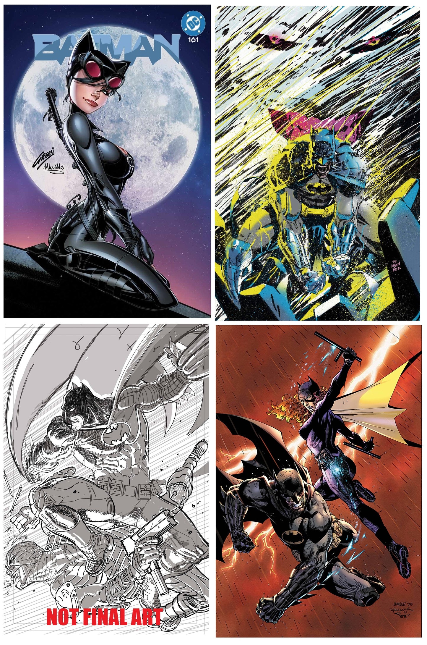 BATMAN #161 PAUL GREEN SILVER FOIL MOON VARIANT LIMITED TO 800 COPIES + 1:25, 1:50 & 1:100 VARIANTS