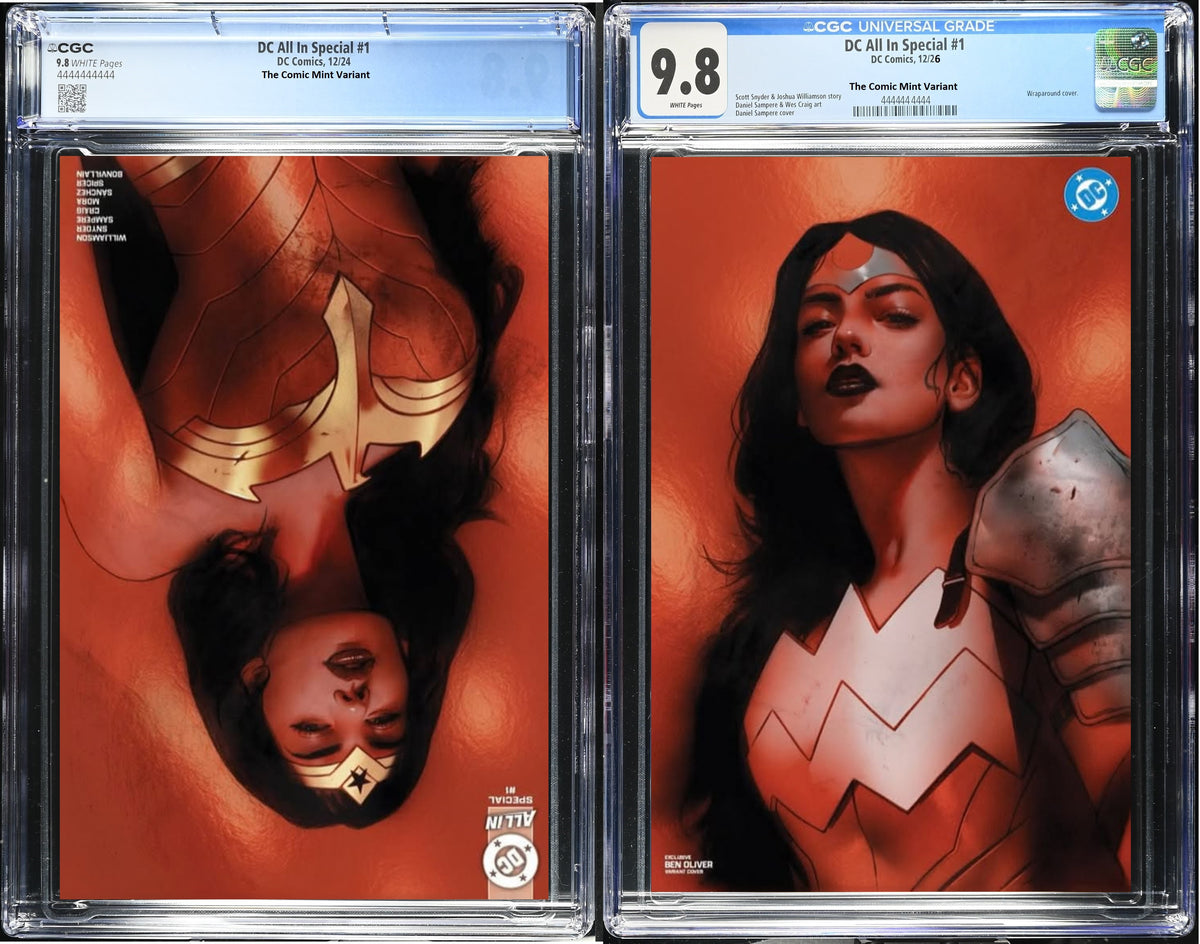 DC ALL IN SPECIAL #1 BEN OLIVER WONDER WOMAN NYCC 2026 FOIL VARIANT LIMITED TO 1200 COPIES CGC 9.8 PREORDER
