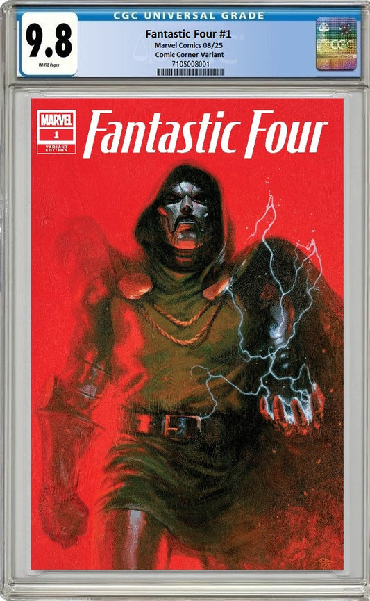 FANTASTIC FOUR #1 GABRIELE DELLOTTO VARIANT LIMITED TO 1000 COPIES WITH NUMBERED COA CGC 9.8 PREORDER
