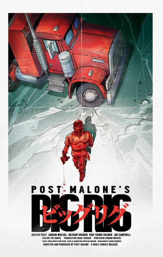 BIG RIG #1 REDCODE AKIRA HOMAGE VARIANT LIMITED TO 400 COPIES