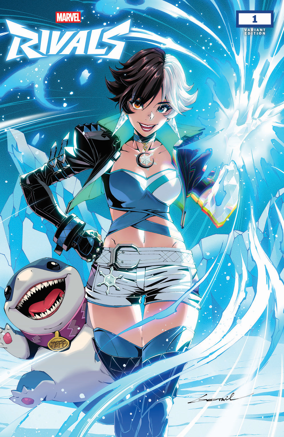 MARVEL RIVALS #1 GODTAIL VARIANT LIMITED TO 1000 COPIES WITH NUMBERED COA INCLUDES GAME CODE