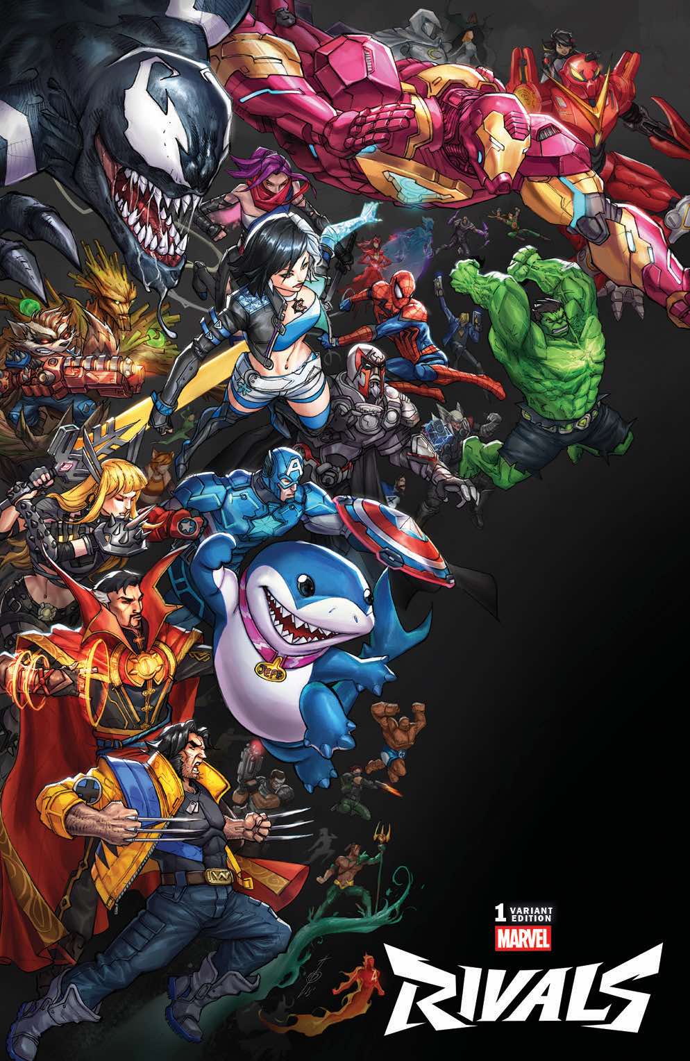 MARVEL RIVALS #1 ALAN QUAH VARIANT LIMITED TO 1000 COPIES WITH NUMBERED COA - INCLUDES GAME CODE