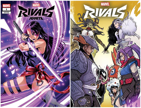 MARVEL RIVALS IGNITE #1 GODTAIL VARIANT LIMITED TO 1000 COPIES WITH NUMBERED COA + 1:25 VARIANT