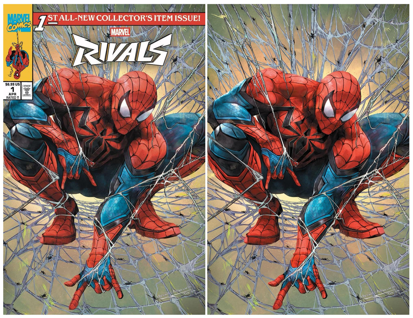 MARVEL RIVALS #1 IVAN TAO HOMAGE C2E2 VARIANT SET LIMITED TO 1000 SETS - INCLUDES GAME CODE