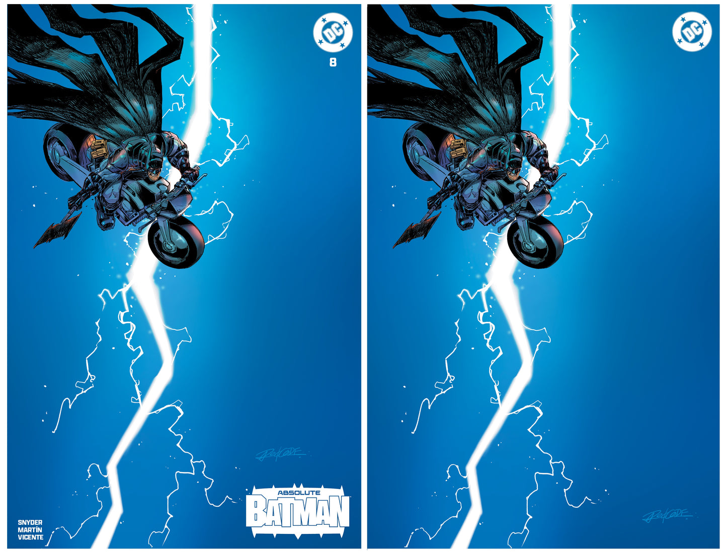 ABSOLUTE BATMAN #8 REDCODE TRADE/VIRGIN VARIANT SET LIMITED TO 800 SETS