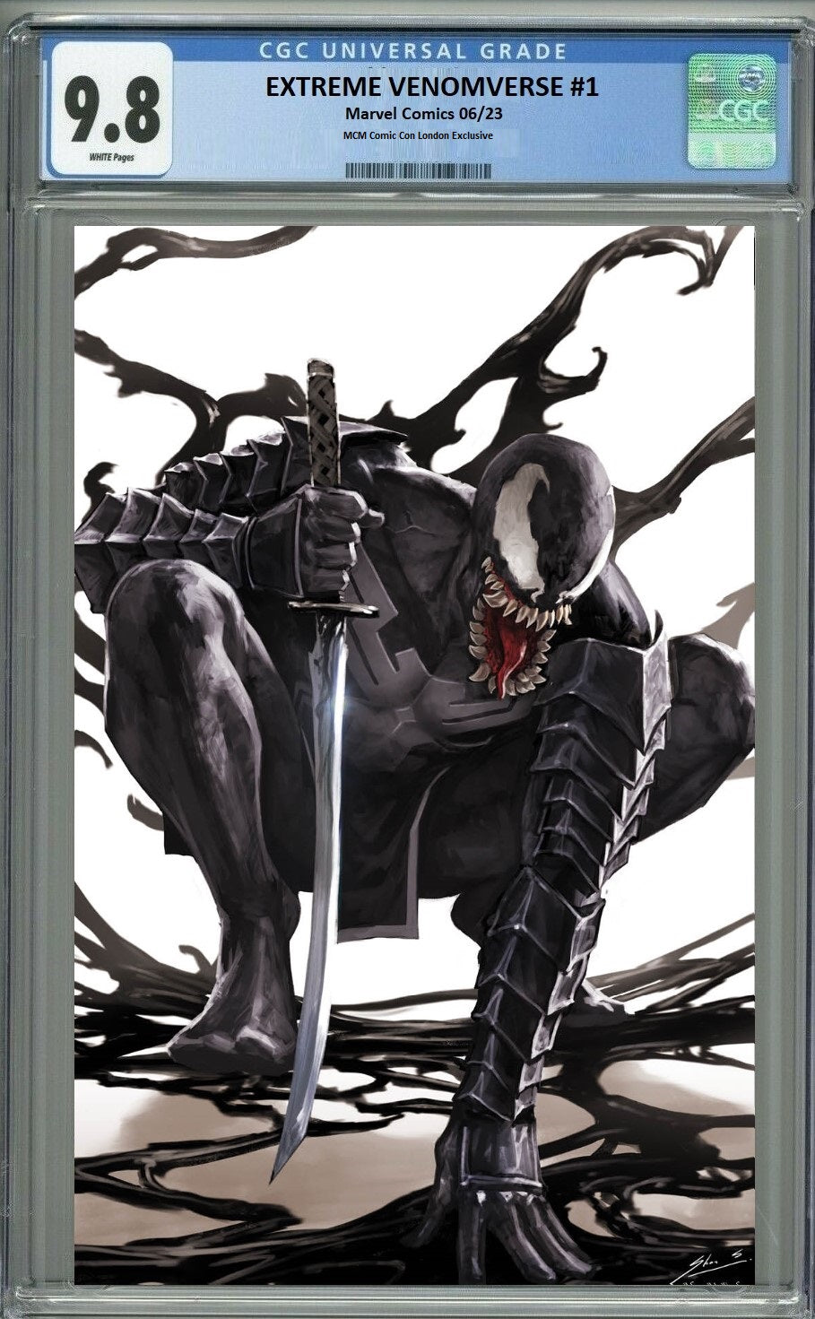 EXTREME VENOMVERSE #1 SKAN SRISUWAN HOMAGE VARIANT SKAN SRISUWAN HOMAGE VIRGIN MCM COMIC CON LONDON VARIANT LIMITED TO 1000 CGC 9.8 PREORDER