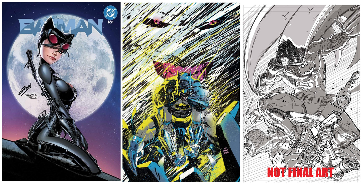 BATMAN #161 PAUL GREEN SILVER FOIL MOON VARIANT LIMITED TO 800 COPIES + 1:25 & 1:50 VARIANTS