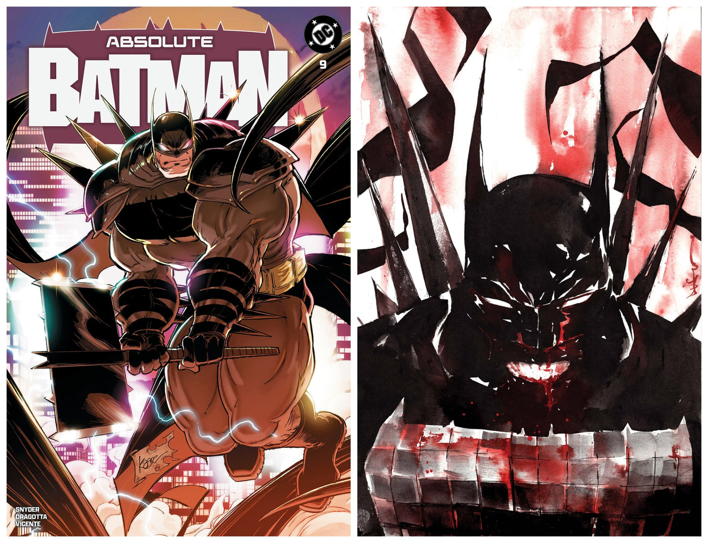 ABSOLUTE BATMAN #9 KAARE ANDREWS VARIANT LIMITED TO 800 COPIES + 1:25 VARIANT