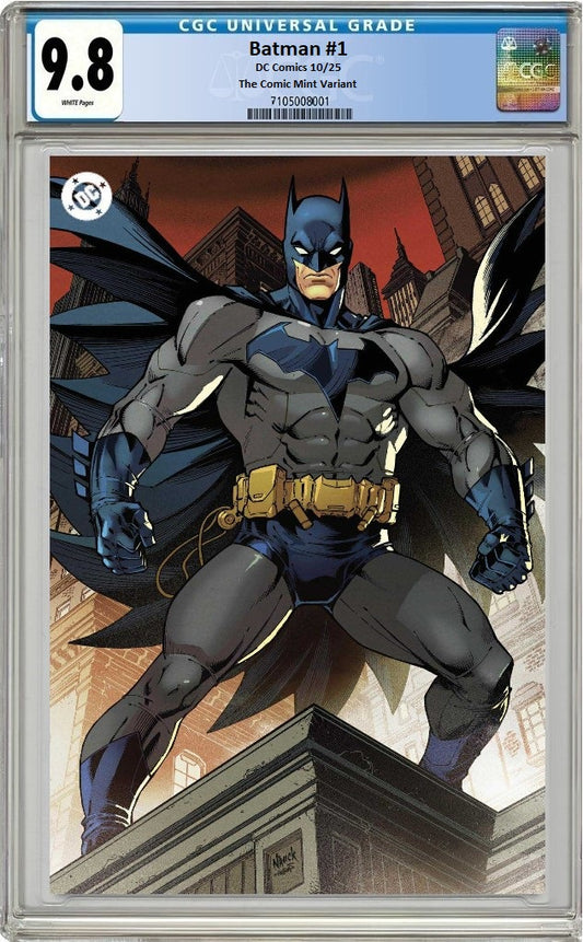 BATMAN #1 TODD NAUCK VIRGIN VARIANT LIMITED TO 300 COPIES CGC 9.8 PREORDER