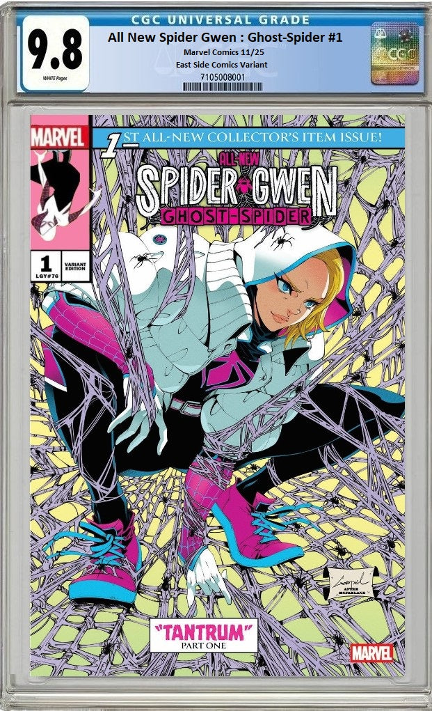 ALL-NEW SPIDER-GWEN: THE GHOST-SPIDER #1 GODTAIL HOMAGE VARIANT LIMITED TO 1000 COPIES CGC 9.8 PREORDER