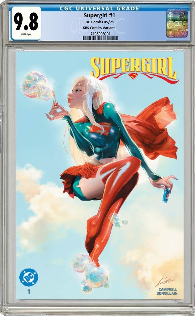 SUPERGIRL #1 ALEXANDER LOZANO VARIANT LIMITED TO 800 COPIES CGC 9.8 PREORDER