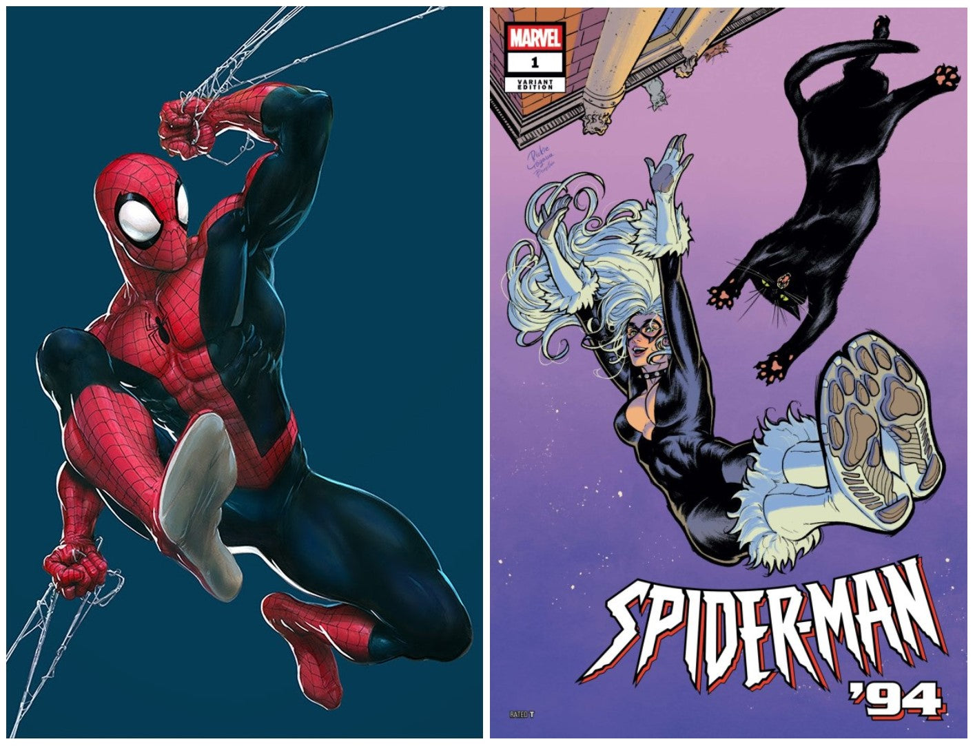 SPIDER-MAN '94 #1 CLAYTON CRAIN VIRGIN VARIANT LIMITED TO 750 COPIES WITH NUMBERED COA + 1:25 VARIANT