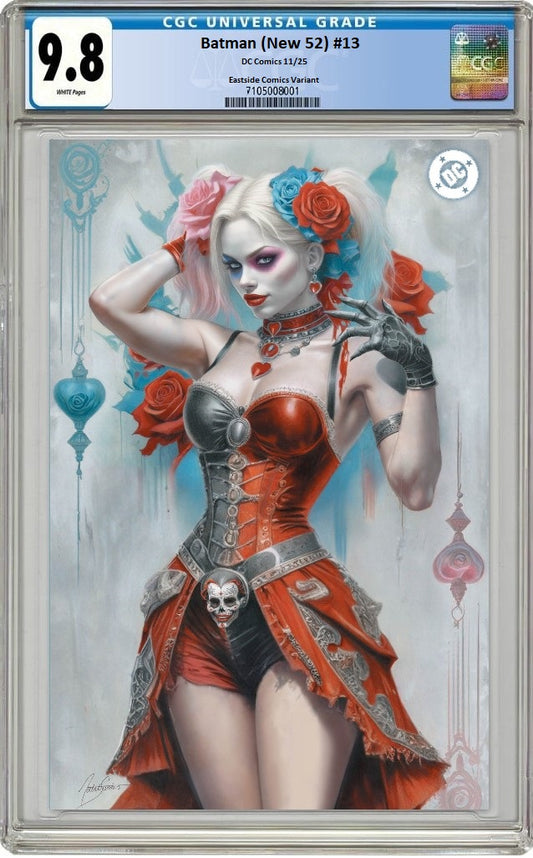 BATMAN (NEW 52) #13 NATALI SANDERS STEAMPUNK VARIANT LIMITED TO 800 COPIES CGC 9.8 PREORDER