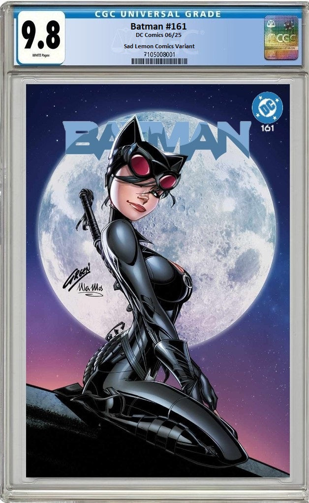 BATMAN #161 PAUL GREEN SILVER FOIL MOON VARIANT LIMITED TO 800 COPIES CGC 9.8 PREORDER