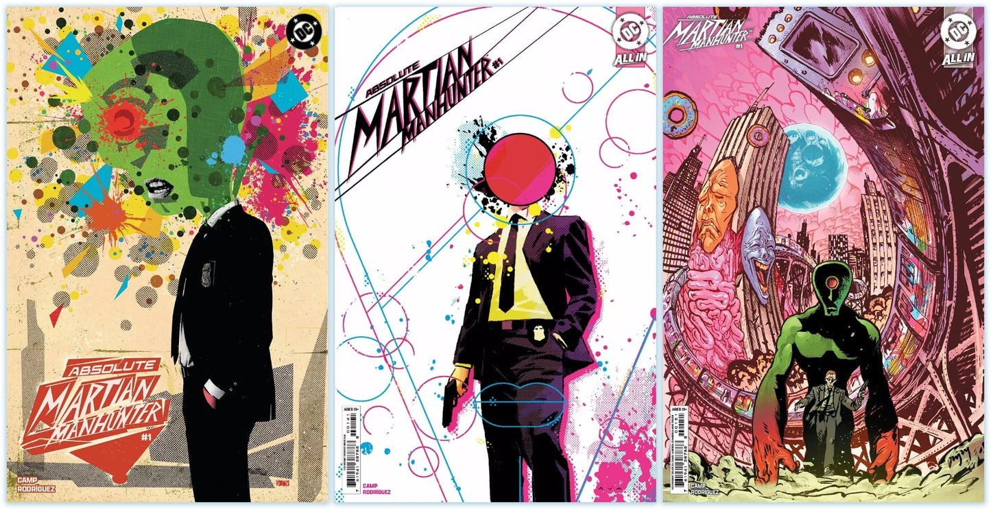 ABSOLUTE MARTIAN MANHUNTER #1 JORGE FORNES VARIANT LIMITED TO 800 COPIES + 1:25 & 1:50 VARIANTS