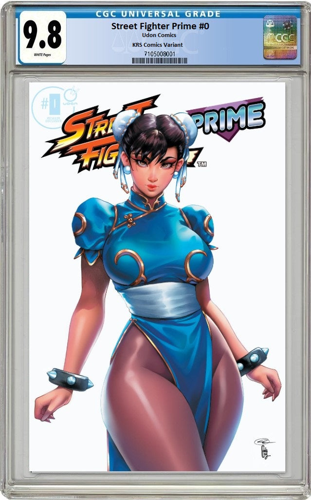 STREET FIGHTER PRIME #0 TROPHY CHUN-LI TRADE DRESS VARIANT LIMITED TO 500 COPIES CGC 9.8 PREORDER