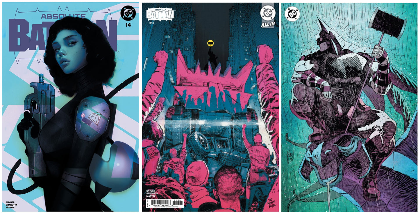 ABSOLUTE BATMAN #14 BEN OLIVER VARIANT LIMITED TO 800 COPIES + 1:25 & 1:50 VARIANT