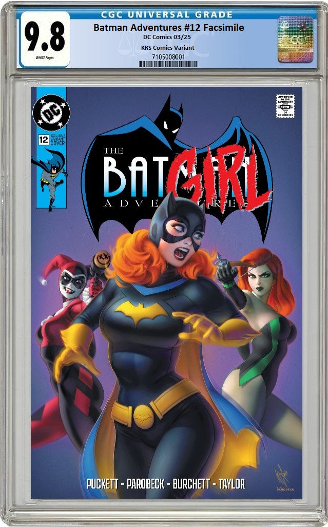 BATMAN ADVENTURES #12 FACSIMILE WARREN LOUW FOIL VARIANT LIMITED TO 800 COPIES CGC 9.8 PREORDER