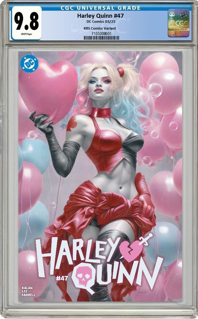 HARLEY QUINN #47 NATALI SANDERS VARIANT LIMITED TO 1200 COPIES CGC 9.8 PREORDER