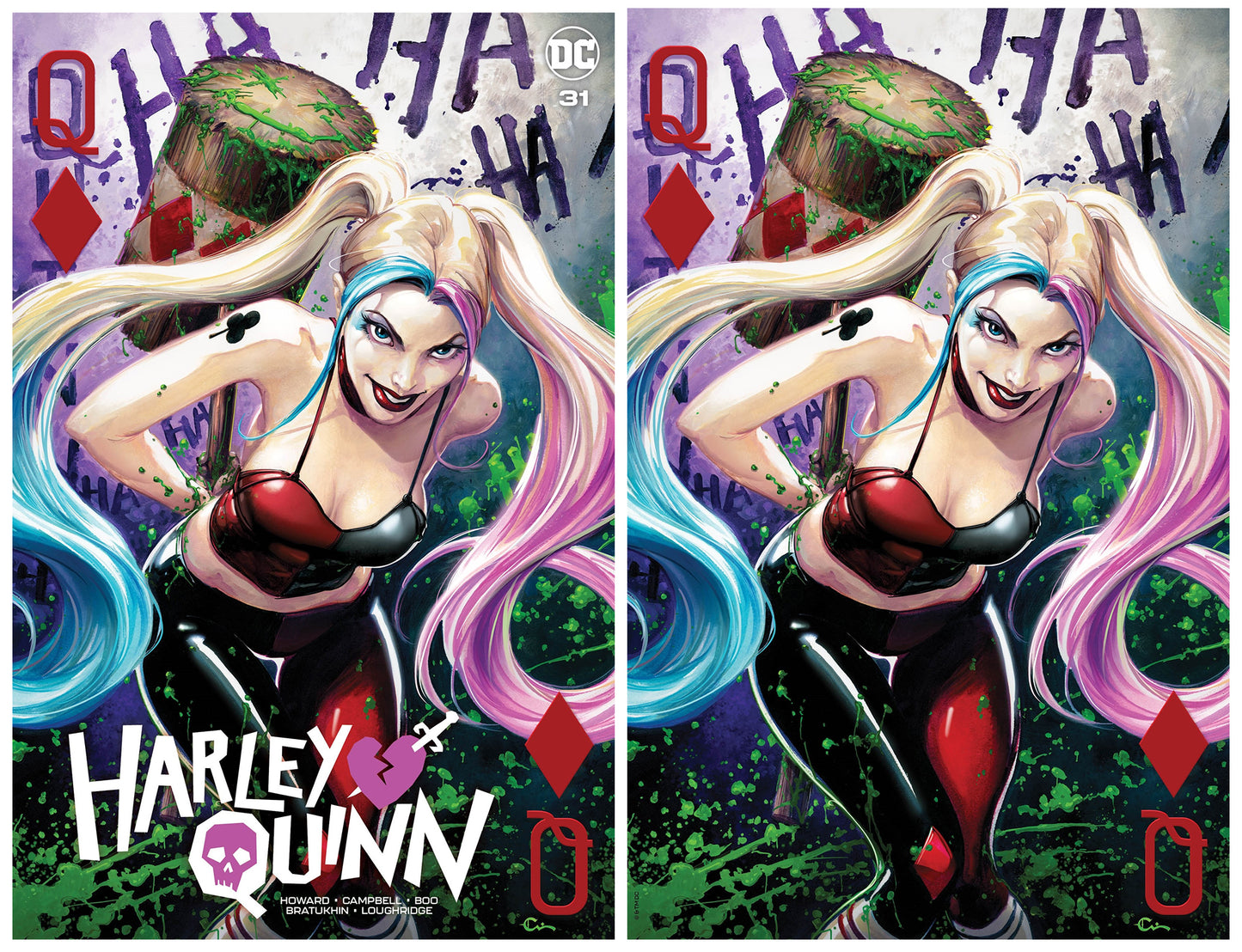 HARLEY QUINN #31 CLAYTON CRAIN TRADE DRESS/VIRGIN VARIANT SET LIMITED TO 1500 SETS
