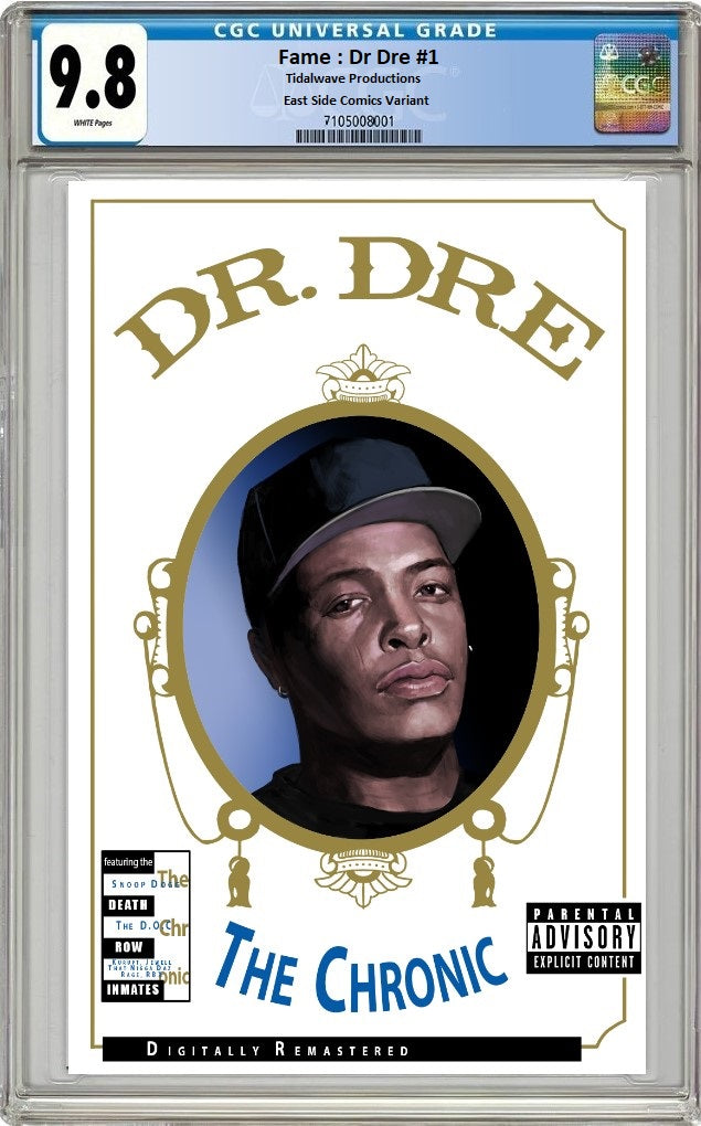 FAME : DR DRE #1 SKAN SRISUWAN 'THE CHRONIC' HOMAGE VARIANT LIMITED TO 250 COPIES CGC 9.8
