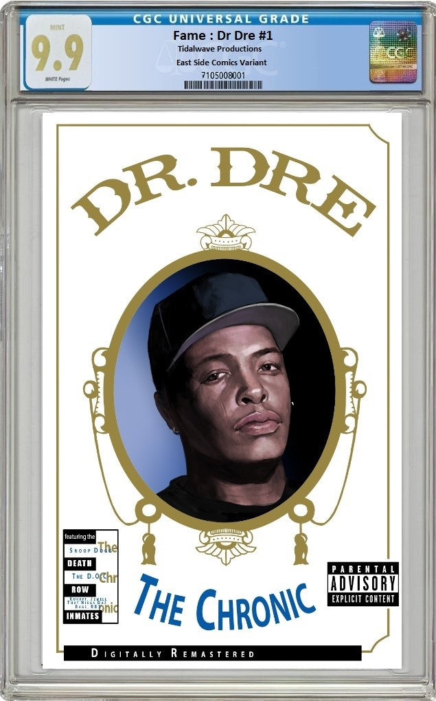 FAME : DR DRE #1 SKAN SRISUWAN 'THE CHRONIC' HOMAGE VARIANT LIMITED TO 250 COPIES CGC 9.9