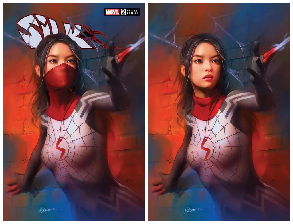SILK #2 SHANNON MAER MASKED TRADE/UNMASKED VIRGIN VARIANT SET LIMITED TO 1000 SETS