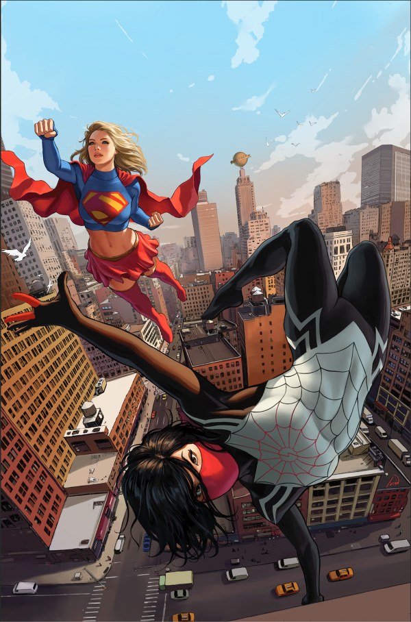 15/04/2026 MARVEL/DC: SPIDER-MAN/SUPERMAN #1 1:100 IVAN TALAVERA VIRGIN VARIANT
