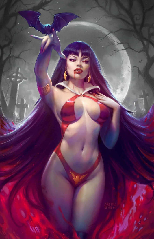 VAMPIRELLA #675 SUN KHAMUNAKI CARD STOCK LEGACY VARIANT LIMITED TO 450 COPIES