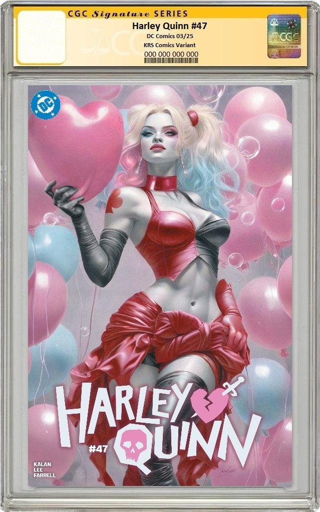 HARLEY QUINN #47 NATALI SANDERS VARIANT LIMITED TO 1200 COPIES CGC SS PREORDER