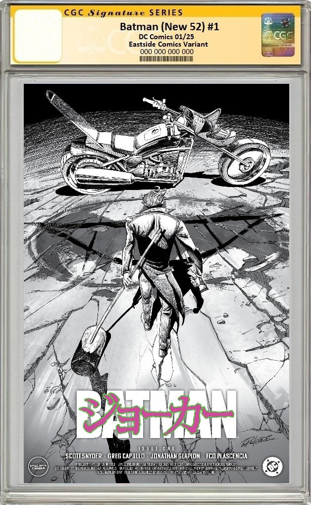 BATMAN (NEW 52) #1 REDCODE MEGACON 2025 ‘JOKER AKIRA HOMAGE SKETCH VARIANT LIMITED TO 800 COPIES - RAW & CGC OPTIONS