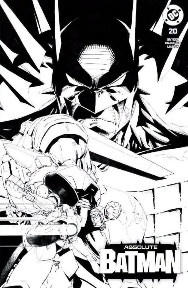 ABSOLUTE BATMAN #20 PHILIP TAN 'ROBINS' SDCC B&W VARIANT LIMITED TO 750 COPIES