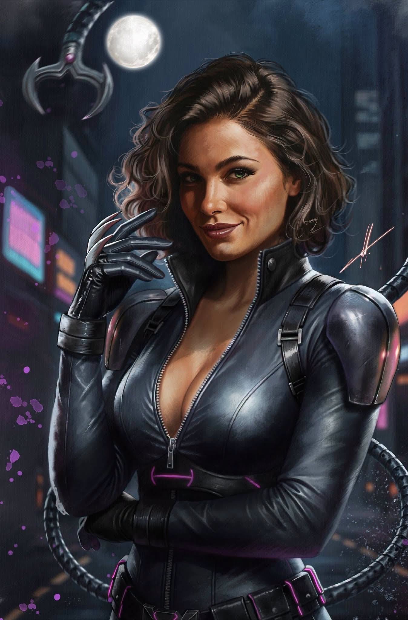 ABSOLUTE CATWOMAN #1 CARLA COHEN SDCC UNMASKED VIRGIN VARIANT LIMITED TO 750 COPIES