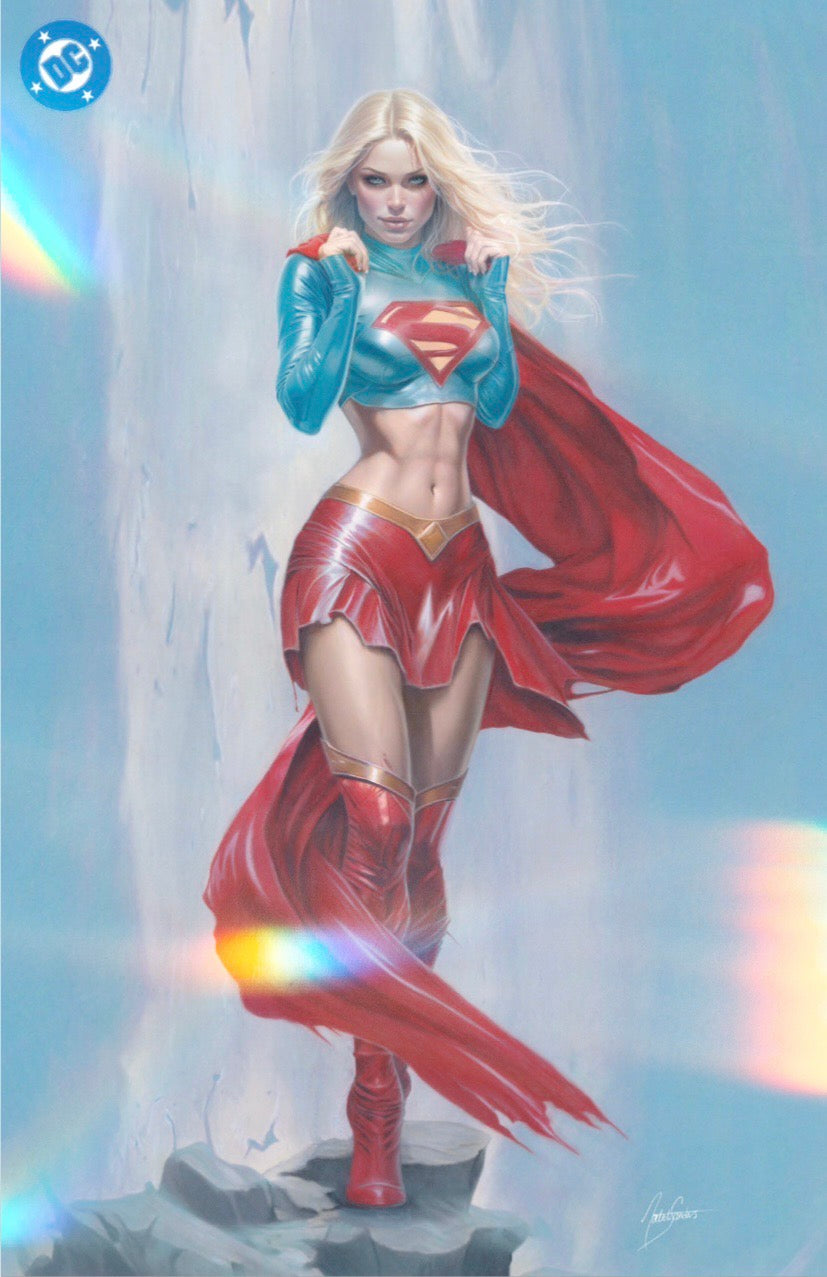 SUPERGIRL (2005) #1 NATALI SANDERS MEGACON FOIL HOMAGE VIRGIN VARIANT LIMITED TO 500 COPIES