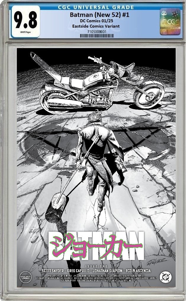 BATMAN (NEW 52) #1 REDCODE MEGACON 2025 ‘JOKER AKIRA HOMAGE SKETCH VARIANT LIMITED TO 800 COPIES - RAW & CGC OPTIONS