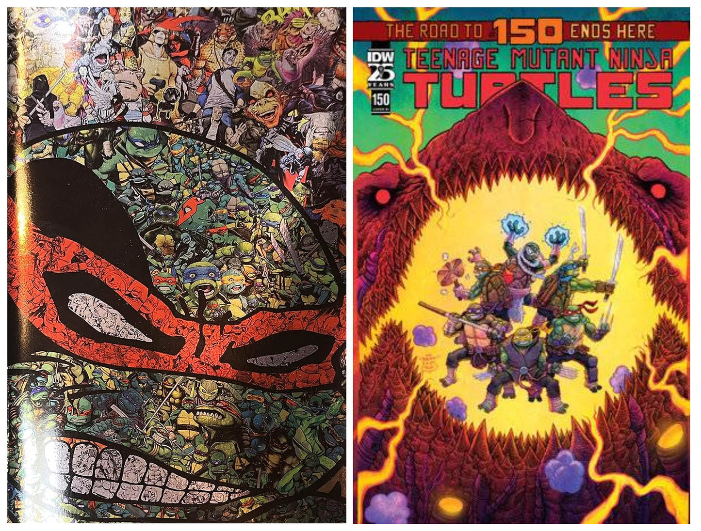 TMNT #150 MR GARCIN C2E2 VIRGIN FOIL VARIANT LIMITED TO 800 COPIES + 1:10 VARIANT