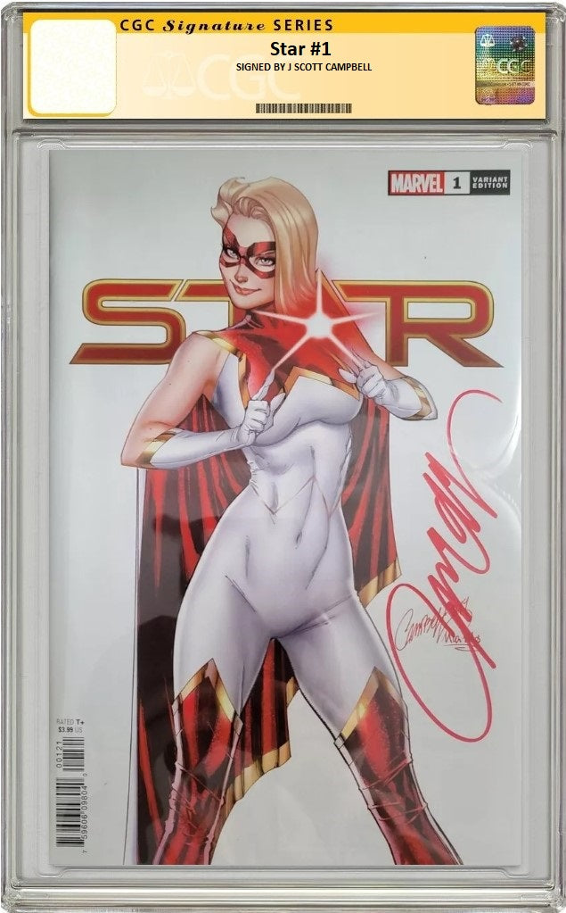 STAR #1 J SCOTT CAMPBELL VARIANT CGC SS PREORDER