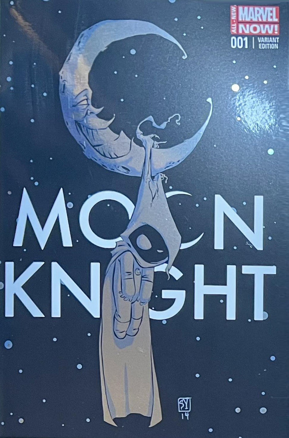 MOON KNIGHT #1 (2014) SKOTTIE YOUNG FOIL VARIANT LIMITED TO 1000 COPIES