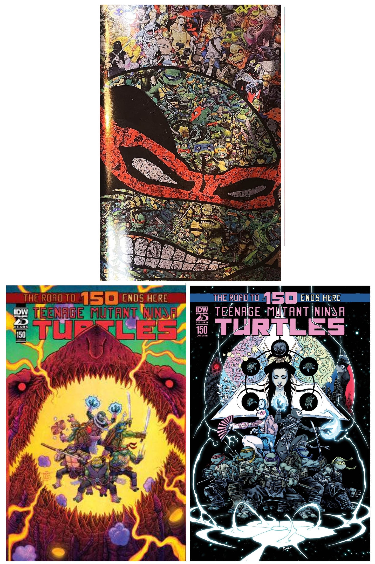 TMNT #150 MR GARCIN C2E2 VIRGIN FOIL VARIANT LIMITED TO 800 COPIES + 1:10 & 1:25 VARIANT