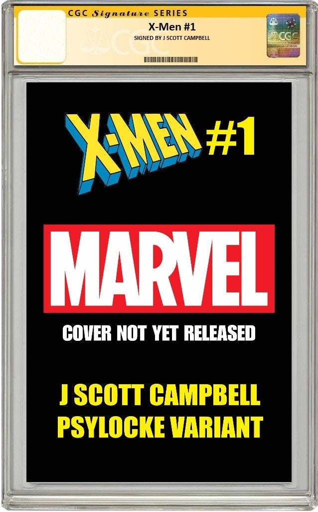 X-MEN #1 J SCOTT CAMPBELL PSYLOCKE VARIANT CGC SS PREORDER