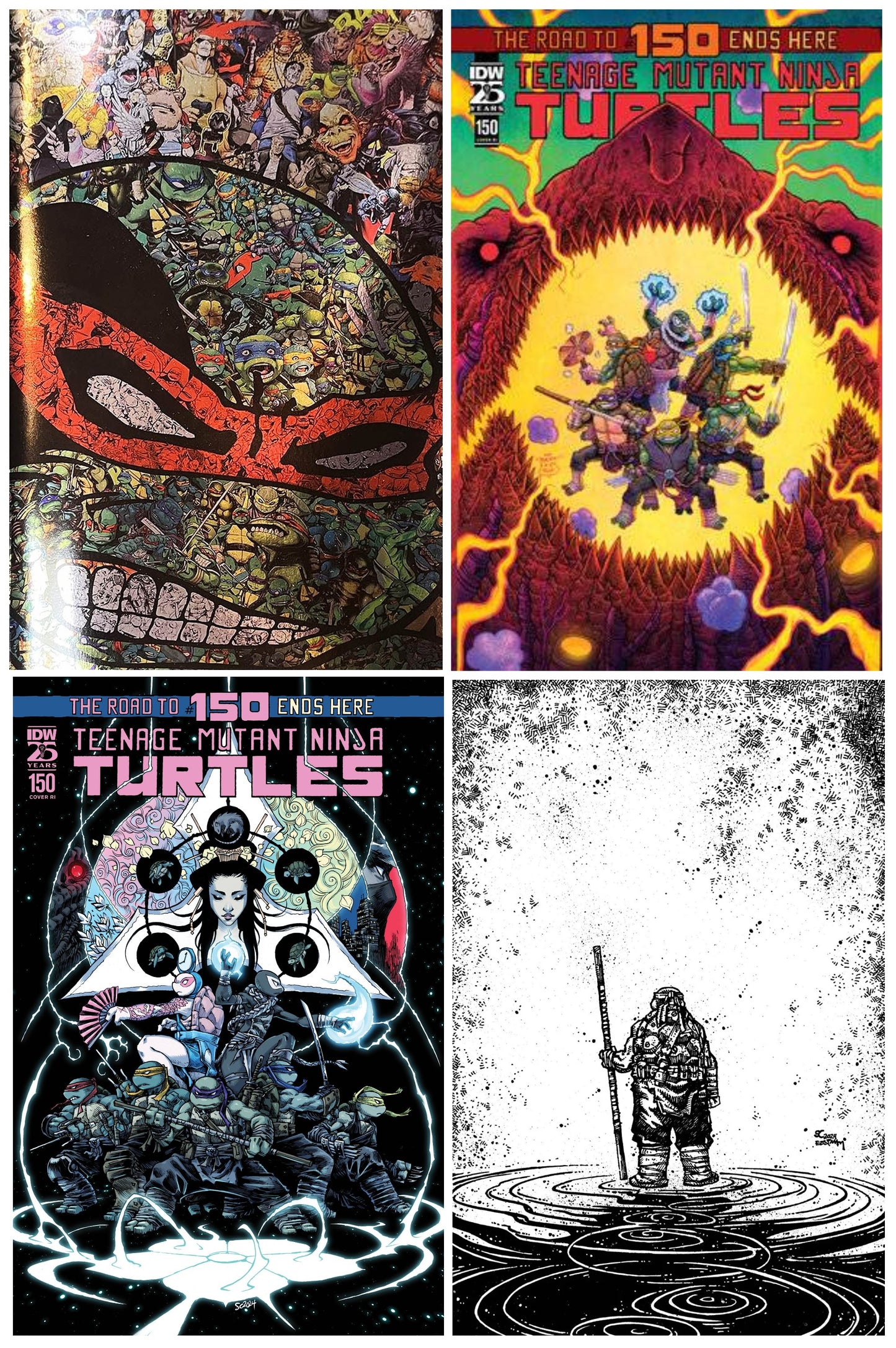 TMNT #150 MR GARCIN C2E2 VIRGIN FOIL VARIANT LIMITED TO 800 COPIES + 1:10, 1:25 & 1:50 VARIANT