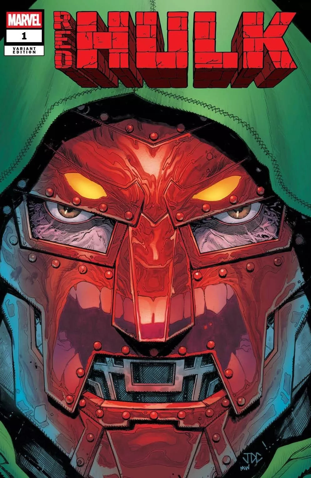 RED HULK #1 CASSARA PX VARIANT LIMITED TO 3000 COPIES