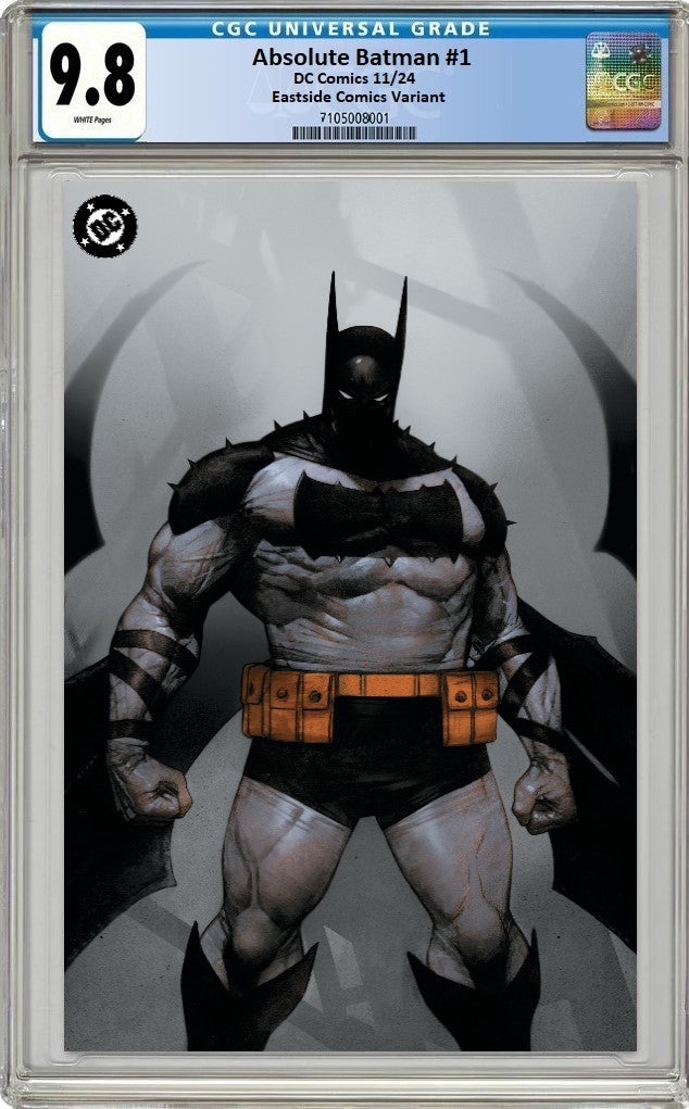 ABSOLUTE BATMAN #1 BEN OLIVER MEGACON 2025 GREY VIRGIN VARIANT (2ND PTG) LIMITED TO 800 COPIES