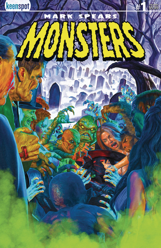 05/03/2025 MARK SPEARS MONSTERS #1 4TH PRINT GRAVEYARD VARIANT